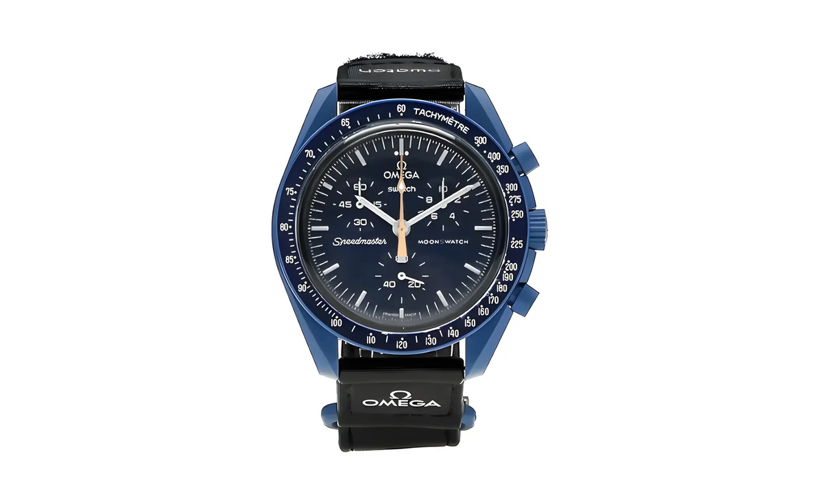 Swatch x Omega Bioceramic Moonswatch Mission to Neptune Moonshine