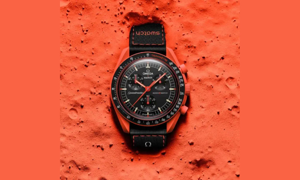 Swatch x Omega Bioceramic Moonswatch Mission to Earth - Lava