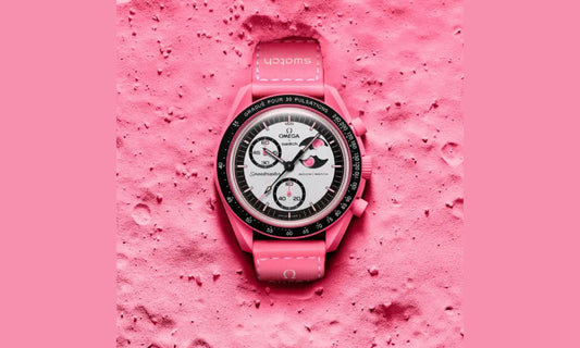 Swatch x Omega Bioceramic Moonswatch Mission to the Pink Moon