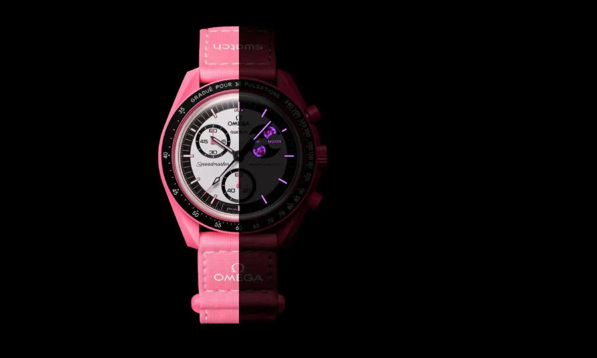 Swatch x Omega Bioceramic Moonswatch Mission to the Pink Moon