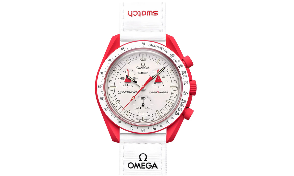 Swatch x Omega Bioceramic Moonswatch Mission to Mars