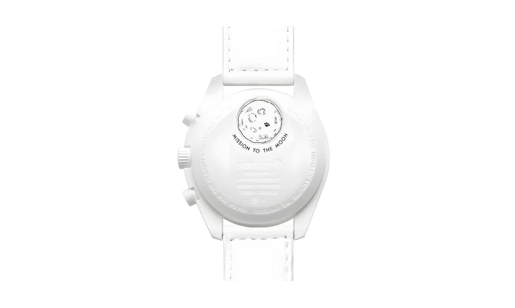 Swatch x Omega Bioceramic Moonswatch Mission To Moonphase Snoopy White