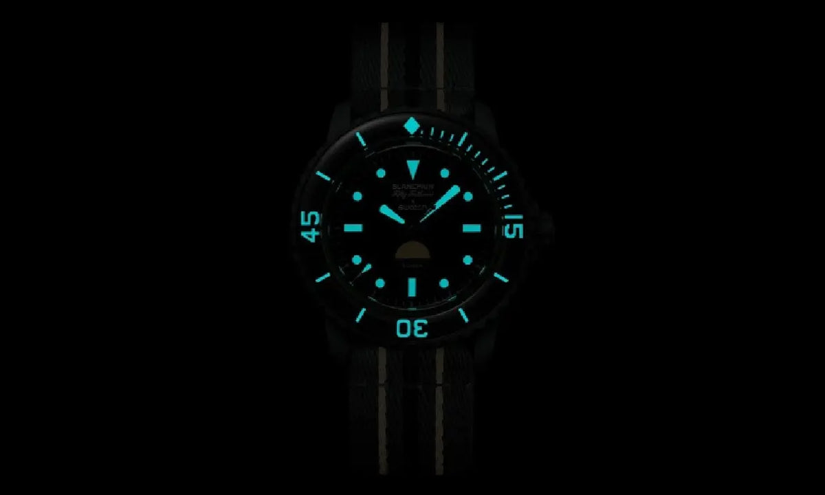 Swatch x Blancpain Fifty Fathoms Green Abyss