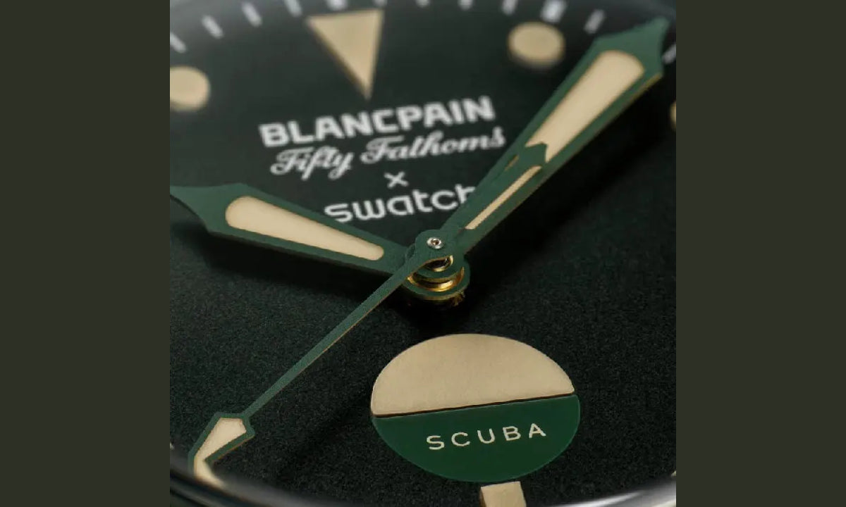 Swatch x Blancpain Fifty Fathoms Green Abyss