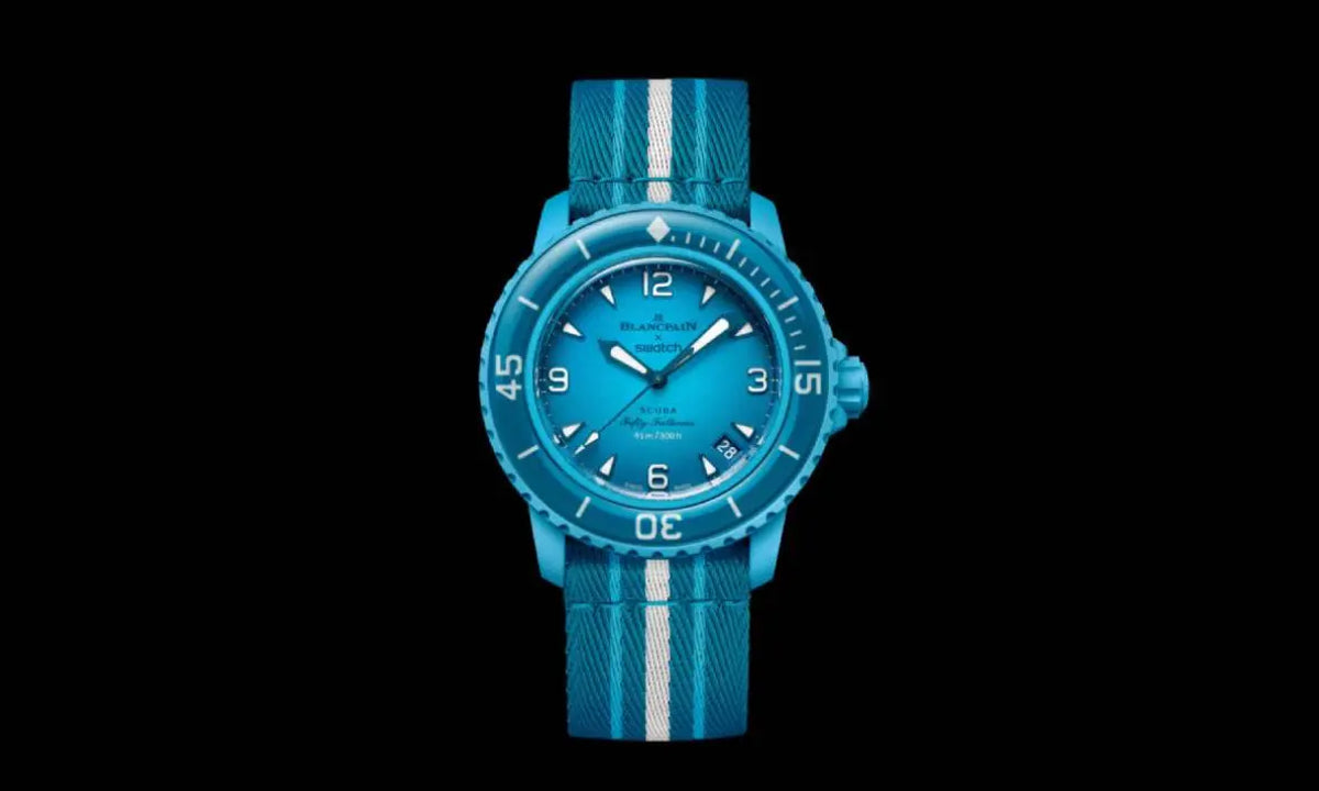 Swatch x Blancpain Fifty Fathoms Collection Blue Lagoon