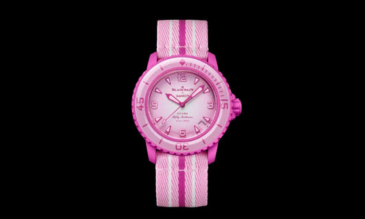 Swatch X Blancpain Fifty Fathoms Pink Ocean