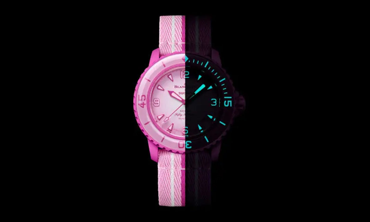 Swatch X Blancpain Fifty Fathoms Pink Ocean
