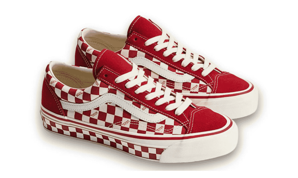 Vans Old Skool 36 Premium Checkerboard Chili Pepper Red