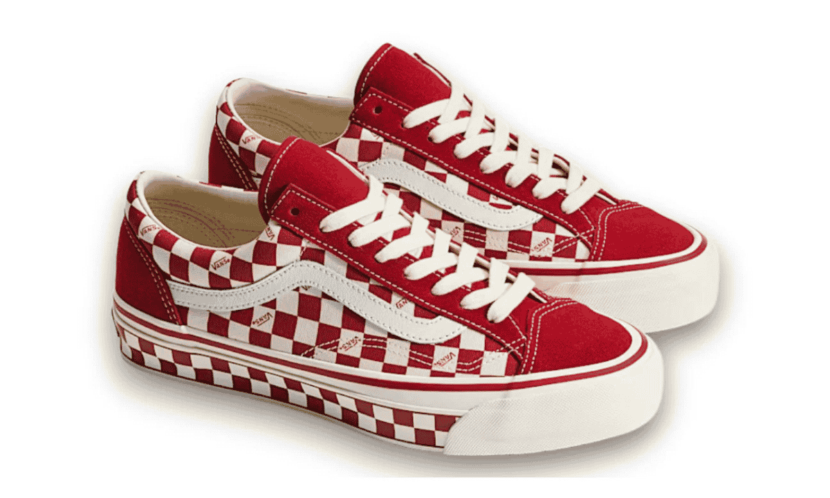 Vans Old Skool 36 Premium Checkerboard Chili Pepper Red