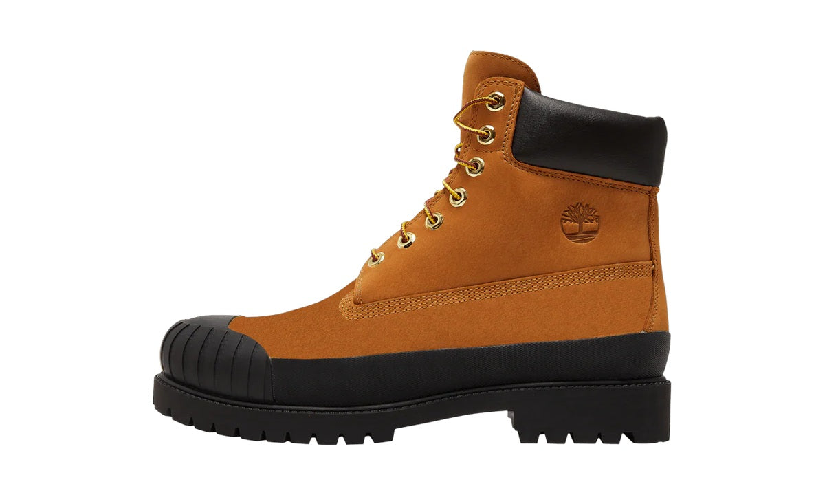 Timberland 6" Premium Boot Rubber Toe Wheat Black — vista 1