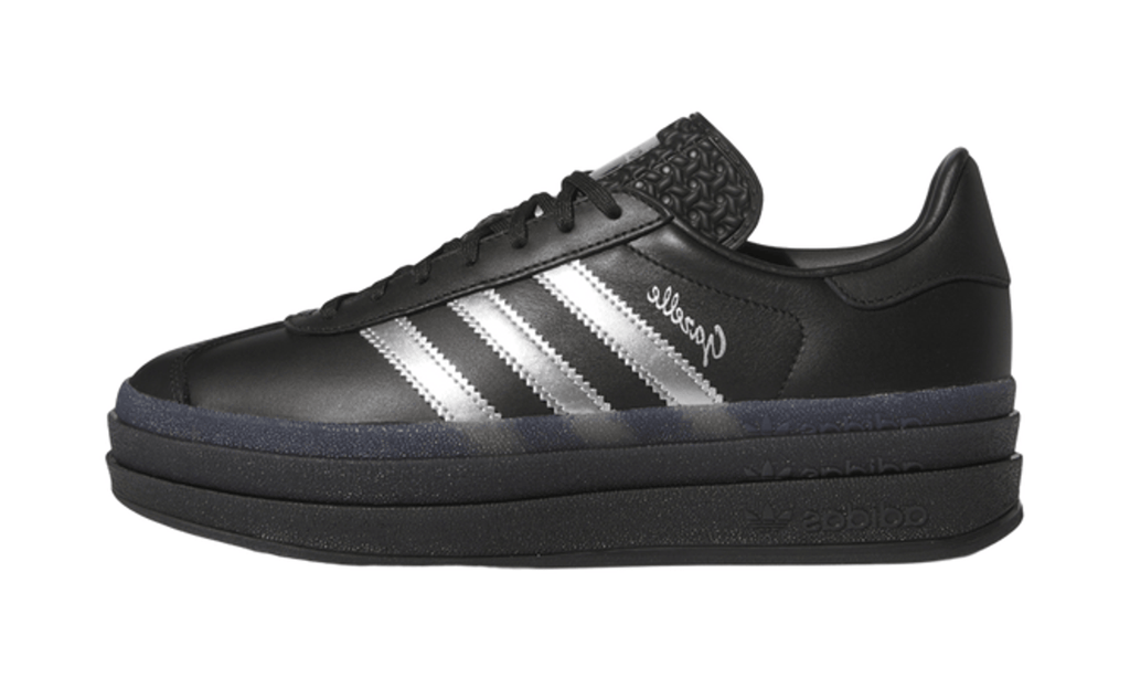 Adidas Gazelle Bold Pride Pabllo Vittar Core Black Silver Metallic Lucid Pink (Women's) - IH8063 - Vista 1