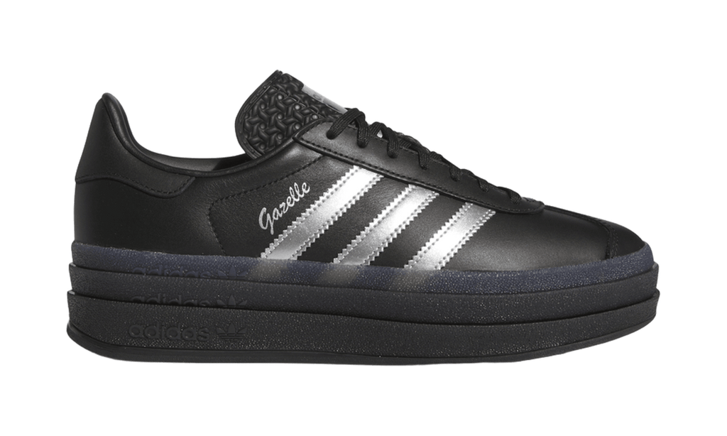 Adidas Gazelle Bold Pride Pabllo Vittar Core Black Silver Metallic Lucid Pink (Women's) - IH8063 - Vista 2