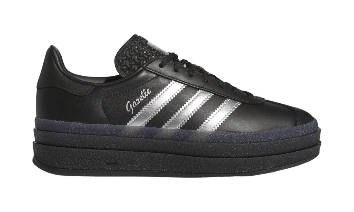 Adidas Gazelle Bold Pride Pabllo Vittar Core Black Silver Metallic Lucid Pink (Women's) - IH8063 - Vista 2