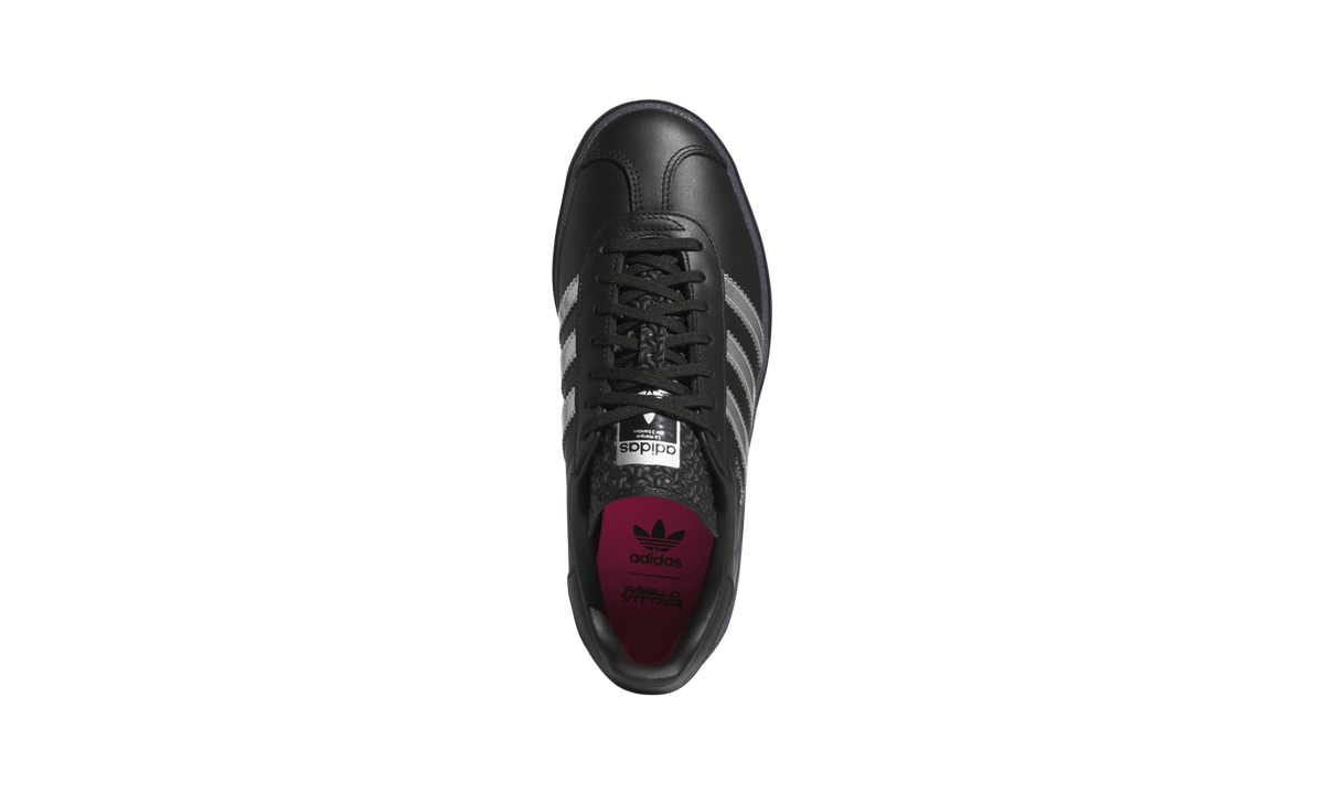 Adidas Gazelle Bold Pride Pabllo Vittar Core Black Silver Metallic Lucid Pink (Women's) - IH8063 - Vista 3