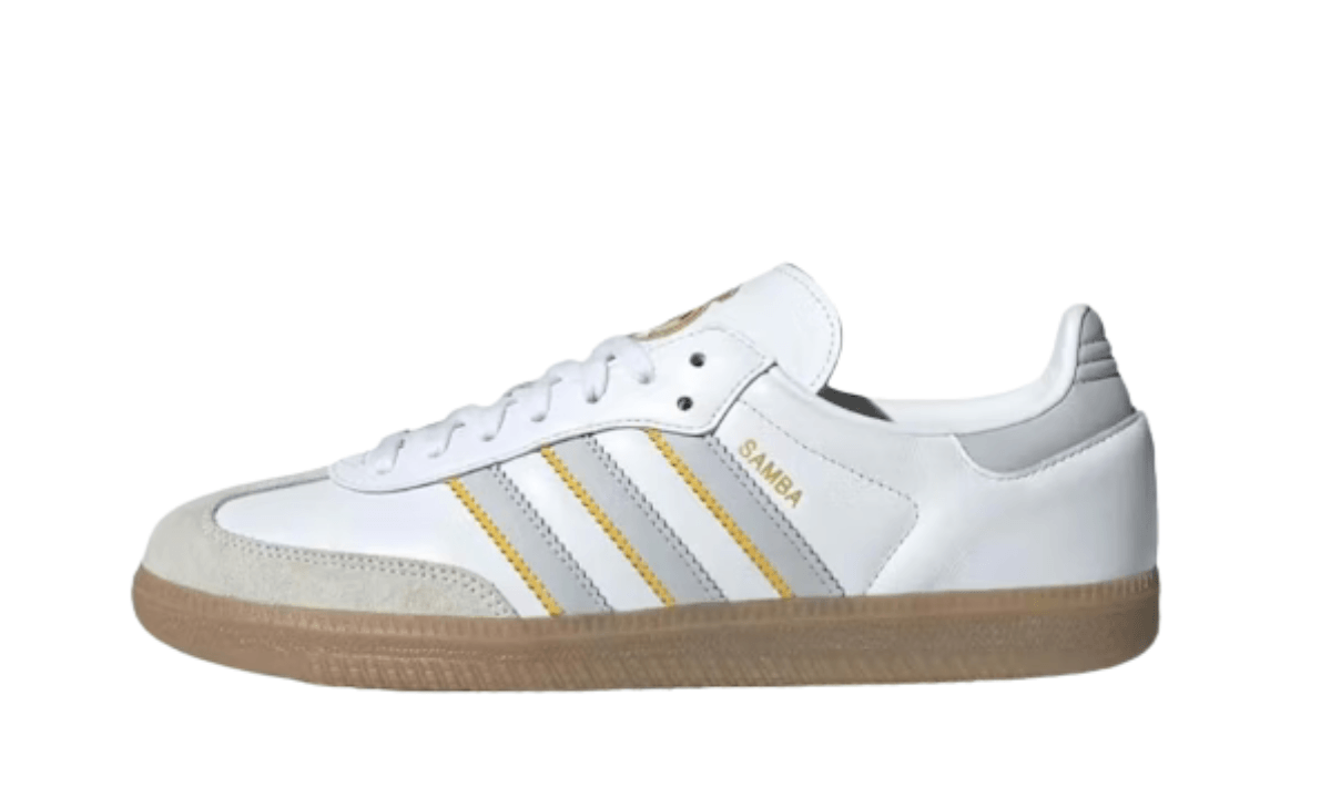 zapatillas Adidas Samba Real Madrid blancas suela gum Doggy Sneakers
