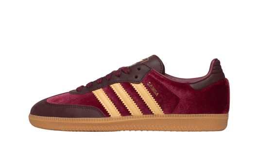 zapatillas Adidas Samba OG Shadow Red Velvet rojas suela gum Doggy Sneakers