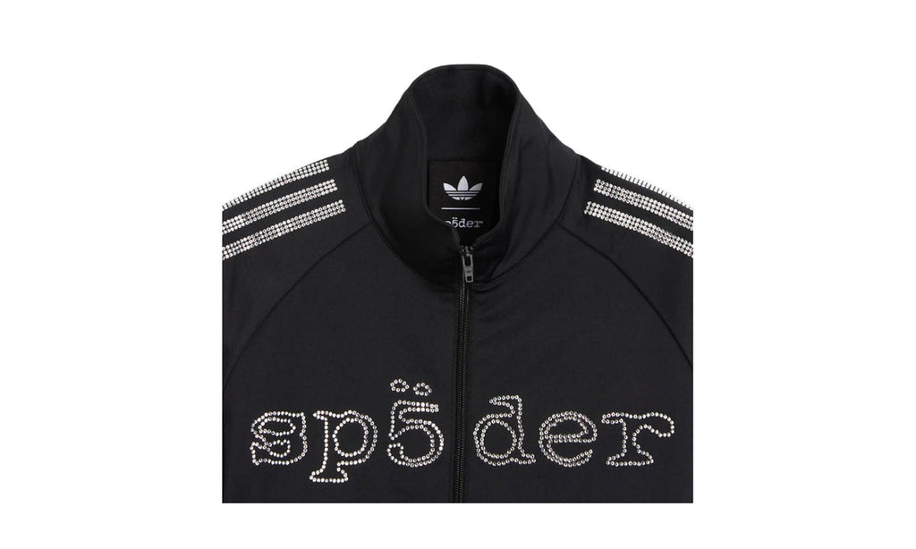 Adidas x Sp5der Rhinestone Track Top Black