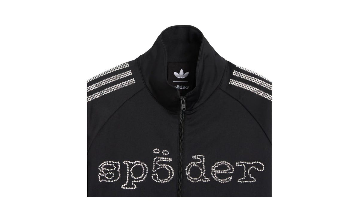 Adidas x Sp5der Rhinestone Track Top Black
