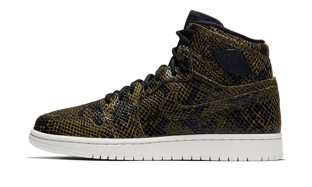 Air Jordan 1 Retro High Snakeskin (Women's) AH7389-302 — Vista 1