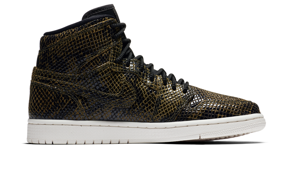 Air Jordan 1 Retro High Snakeskin (Women's) AH7389-302 — Vista 2