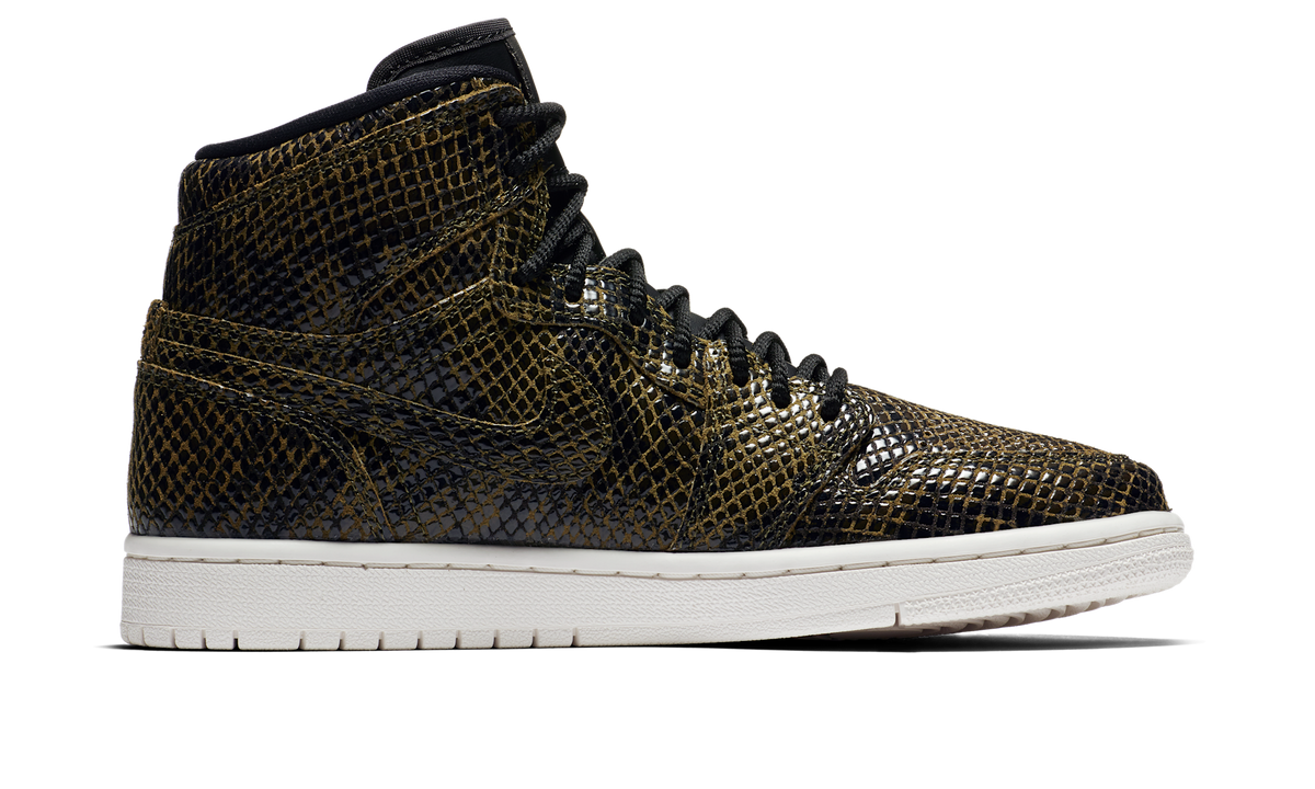 Air Jordan 1 Retro High Snakeskin (Women's) AH7389-302 — Vista 2
