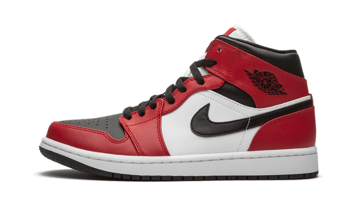 Air Jordan 1 Mid Chicago Toe - 554724-069 - Vista 1