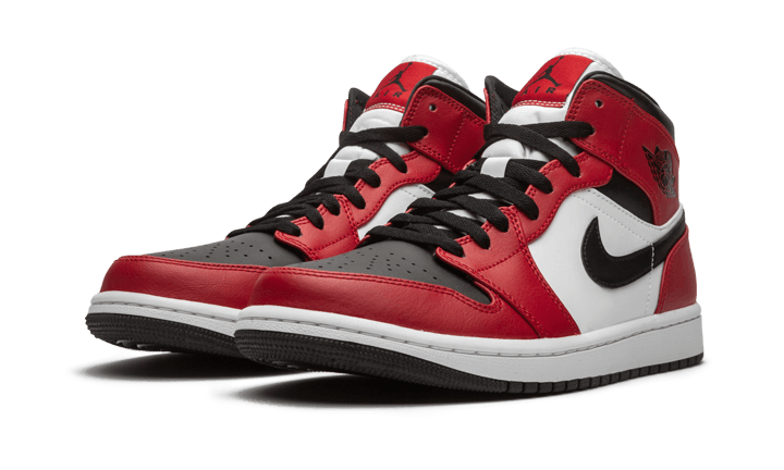 Air Jordan 1 Mid Chicago Toe - 554724-069 - Vista 2