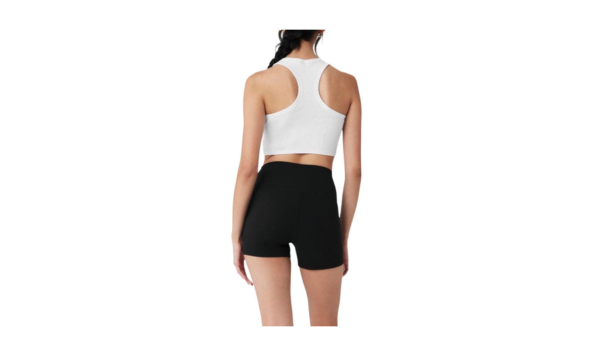Alo Yoga Crop Tank White