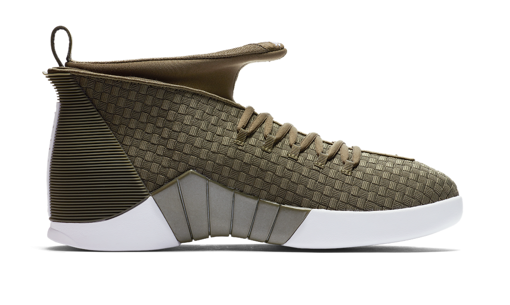 Air Jordan 15 Retro PSNY Woven Olive AO2568-200 — Vista 2