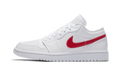 Air Jordan 1 Low White University Red (Women's) AO9944-161 — Vista 1