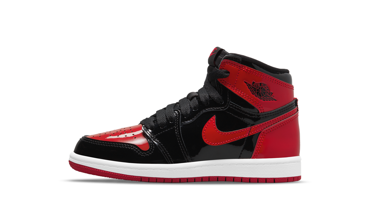 Air Jordan 1 Retro High OG Patent Bred (PS) AQ2664-063 — Vista 1