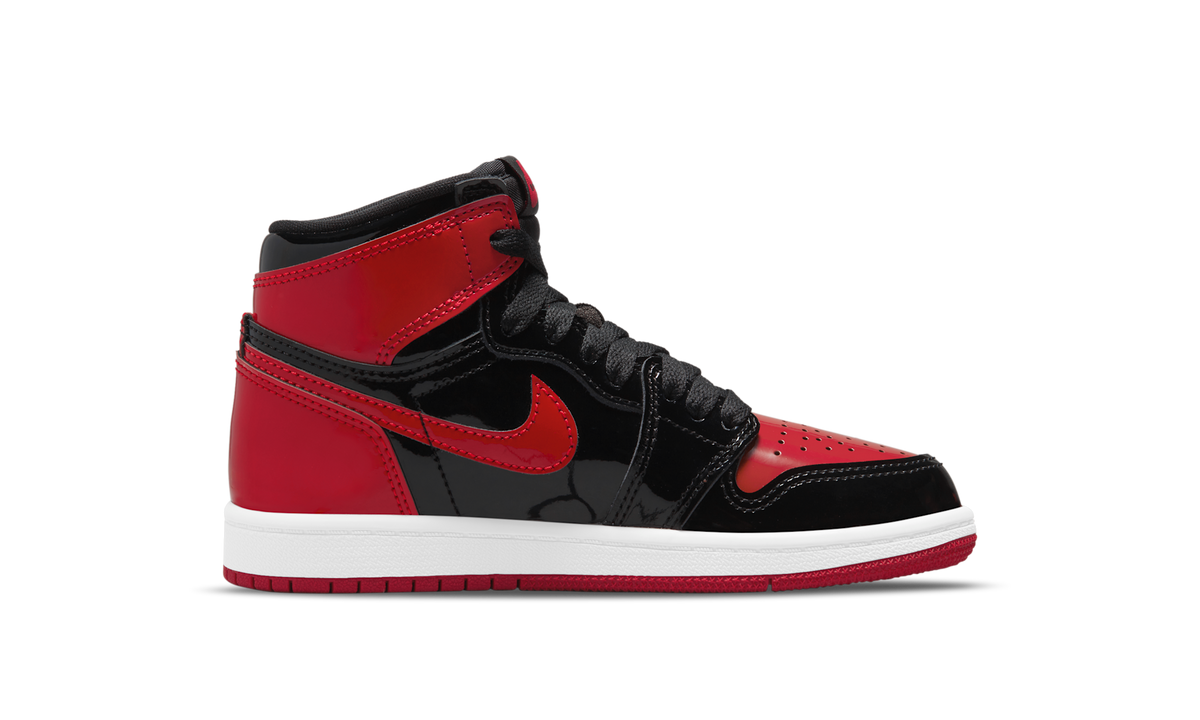 Air Jordan 1 Retro High OG Patent Bred (PS) AQ2664-063 — Vista 2
