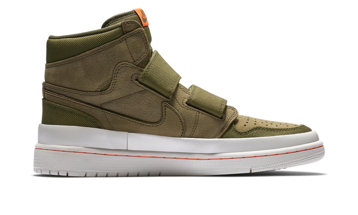 Air Jordan 1 Retro High Double Strap Olive Canvas AQ7924-305 — Vista 2