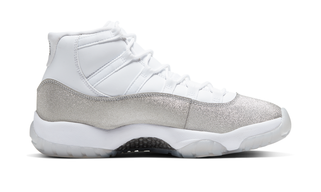 Air Jordan 11 Retro White Metallic Silver (Women's) AR0715-100 — Vista 2