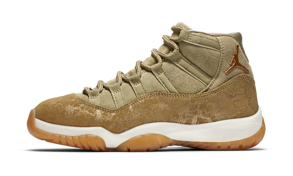 Air Jordan 11 Retro Neutral Olive (Women's) AR0715-200 — Vista 1