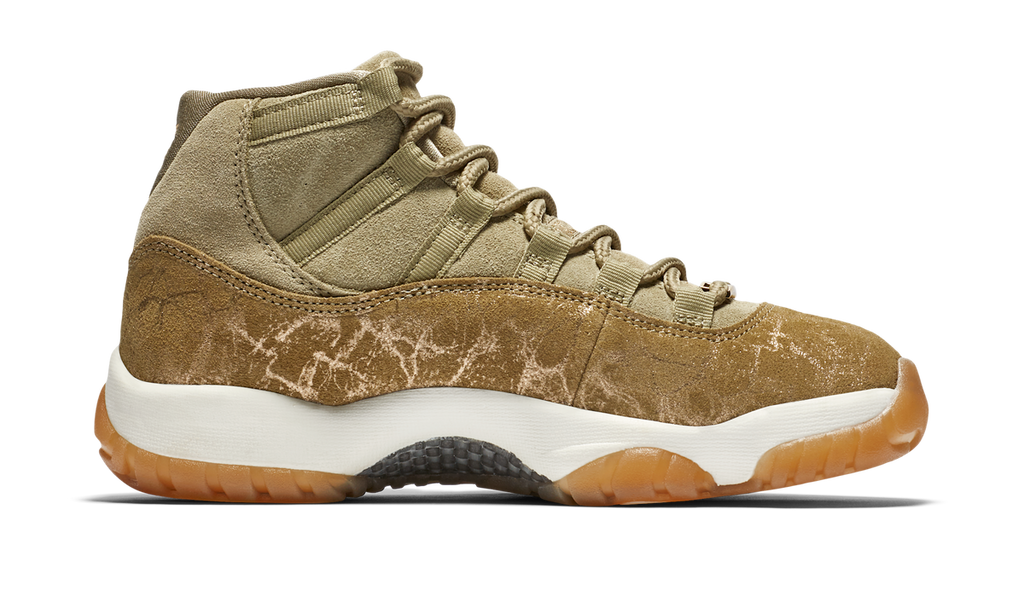 Air Jordan 11 Retro Neutral Olive (Women's) AR0715-200 — Vista 2