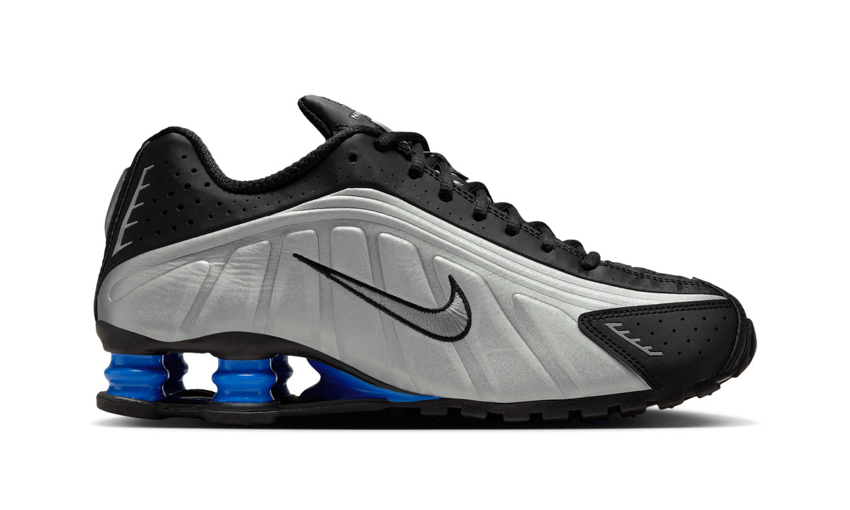 Nike Shox R4 Metallic Silver Black Racer Blue (Women's) — Foto 3