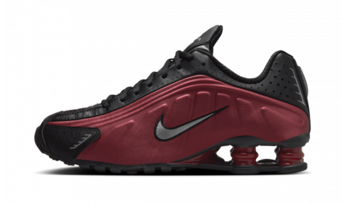 Nike Shox R4 Black Team Red