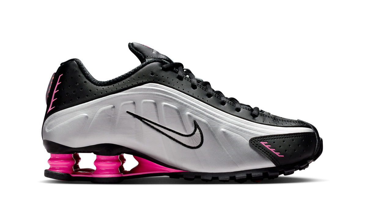 Nike Shox R4 Black Metallic Silver Pinksicle (Women's) — Foto 3