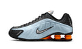 Nike Shox R4 Blue Tint Total Orange Black Metallic Silver (Women's) — Foto 1