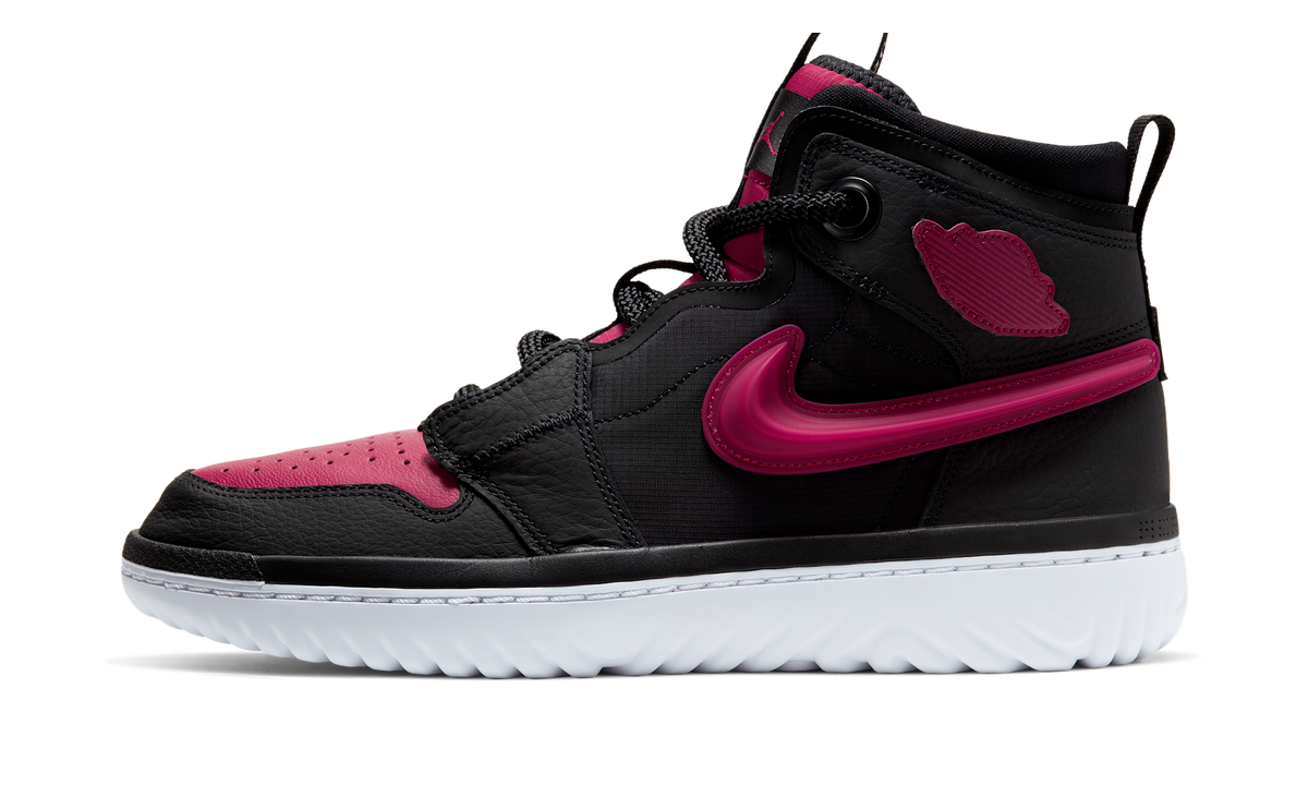 Air Jordan 1 High React Black Noble Red AR5321-006 — Vista 1