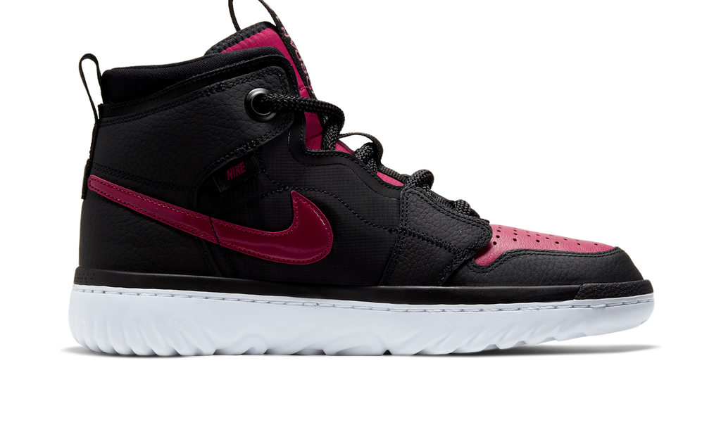 Air Jordan 1 High React Black Noble Red AR5321-006 — Vista 2