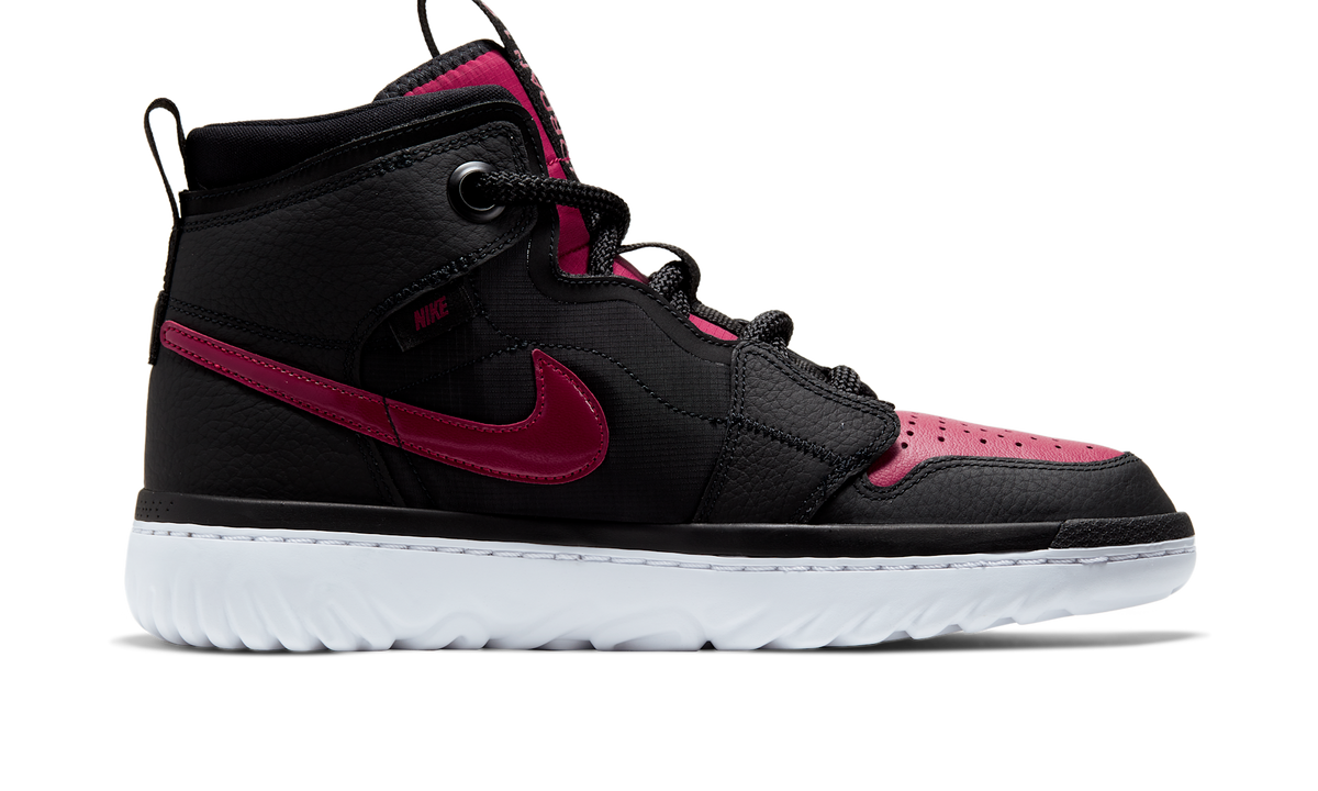 Air Jordan 1 High React Black Noble Red AR5321-006 — Vista 2
