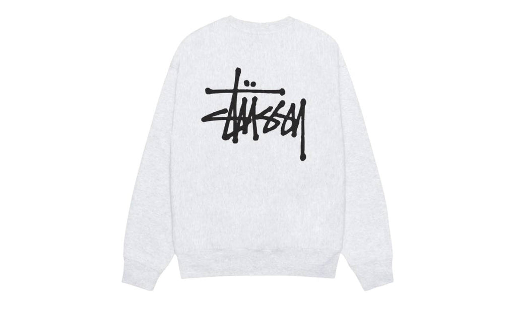 Stussy Basic Crew Ash Heather