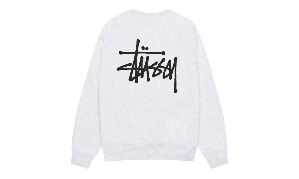 Stussy Basic Crew Ash Heather