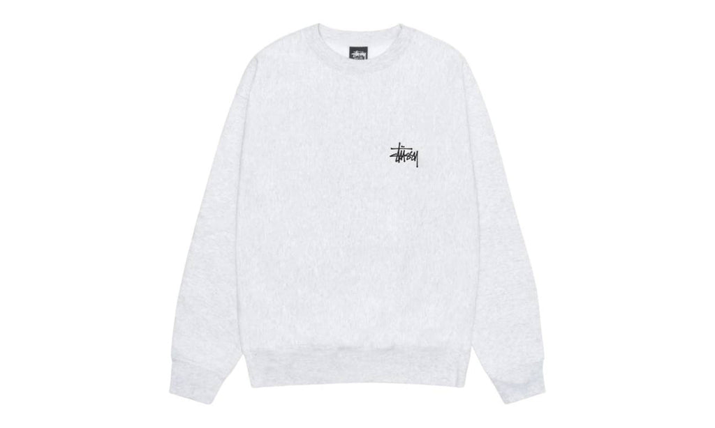 Stussy Basic Crew Ash Heather
