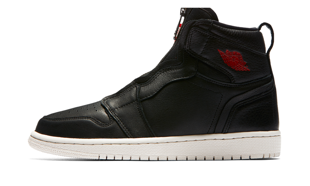 Air Jordan 1 Retro High Zip Black Gym Red Phantom (Women's) AT0575-006 — Vista 1