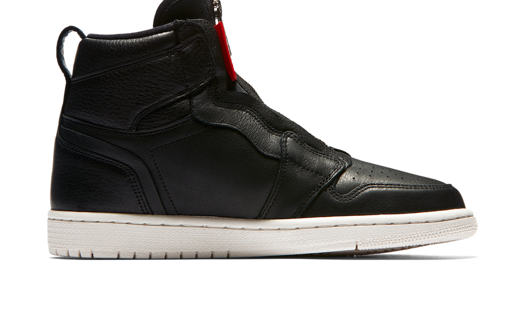 Air Jordan 1 Retro High Zip Black Gym Red Phantom (Women's) AT0575-006 — Vista 2