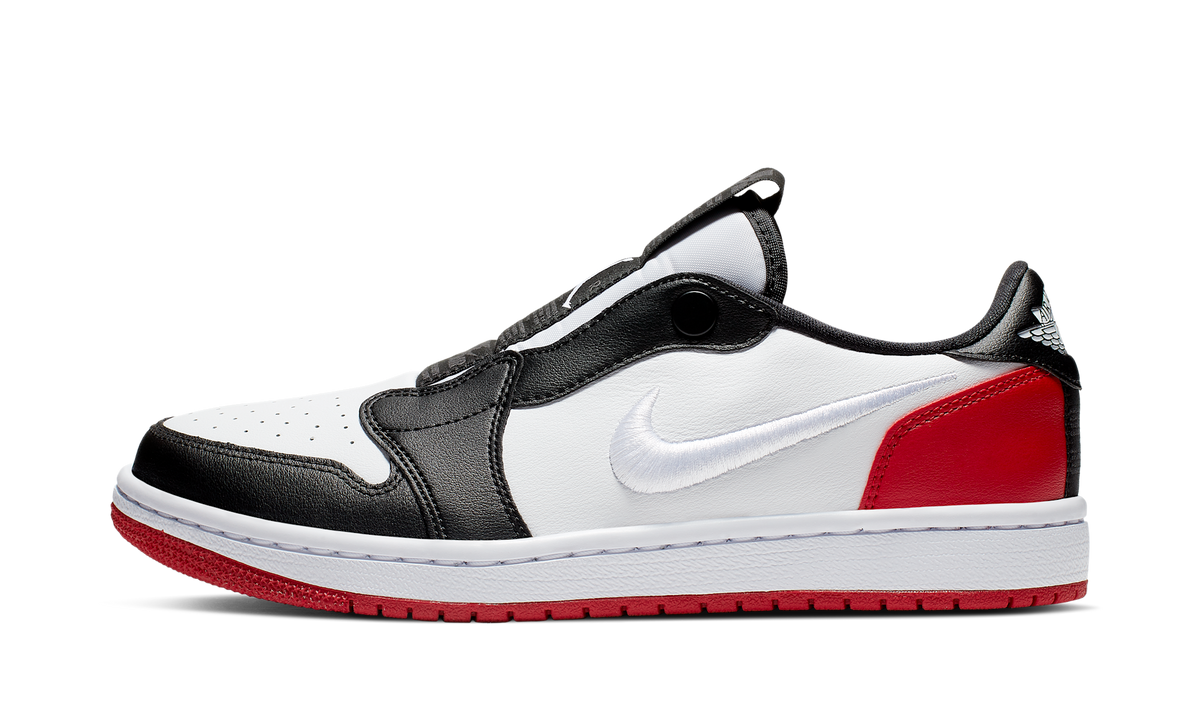 Air Jordan 1 Retro Low Slip Black Toe (Women's) AV3918-102 — Vista 1