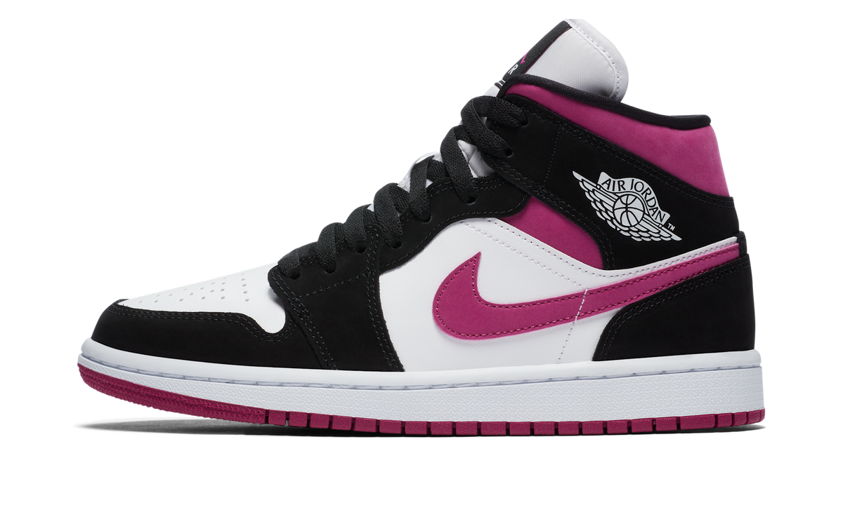 Air Jordan 1 Mid Magenta (Women's) BQ6472-005 — Vista 1